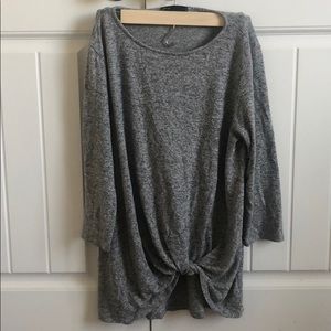 Gibson Cozy Twist Front Pullover